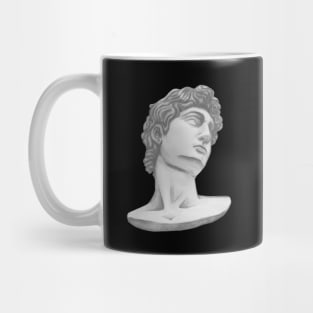 Michelangelo's beautiful head of David Mug